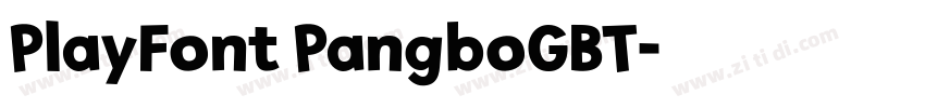 PlayFont PangboGBT字体转换